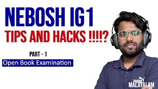 NEBOSH course IGC Open Book Exam Tips and Tricks l Ideal Answer l Naseek l Malayalam l [upl. by Nael]