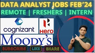 Data Analyst Jobs for Freshers  Data Analyst Job in India  Remote Data Analyst Jobs  Data Analyst [upl. by Clerissa]