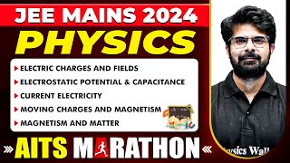 Complete PHYSICS in 1 Shot  JEE 2024  Part 1  Class 12th Lakshya  AITS Marathon [upl. by Alecram489]