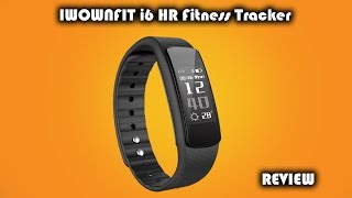 IWOWNFIT i6 HR Fitness Tracker Smart Bracelet Review  Cheaper than Fitbit [upl. by Animrac378]