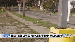 ‘Put the guns down’ Kalamazoo group says after weekend shootings [upl. by Nahs]