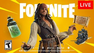 🔴 LIVE NEW FORTNITE UPDATE PIRATES OF THE CARIBBEAN EVENT [upl. by Pattie]