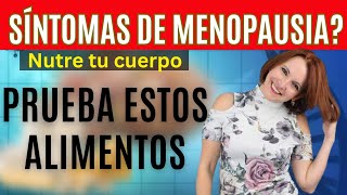 ALIMENTOS que NECESITAS para restablecer el equilibrio hormonal ESTROGENOS naturales MENOPAUSIA [upl. by Ogdon]