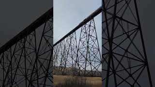 Lethbridge Viaduct Canadian Pacific Railway canada lethbridge travel train [upl. by Adao]