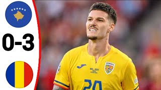 Kosovo vs Romania 03 All Goals and Extended Highlights UEFA Nations League 2024 [upl. by Brok]