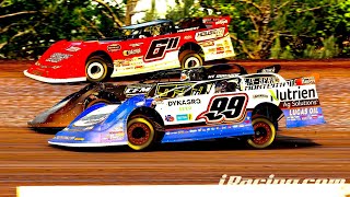 iRacing Dirt Pro Late Models at Lernerville [upl. by Aynekal85]