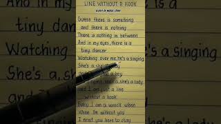 Line Without a Hook  Lyrics music musicvideo foryou lyrics viral lyricvideo lyricvideo [upl. by Lyrem162]