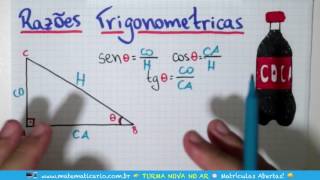 ⏱ TRIGONOMETRIA COM COCA E Soh Cah Toa 👉 Minuto Matemática [upl. by Alejandra272]