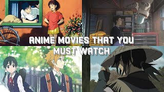 5 Anime Movies that You Must Watch  Part 2 [upl. by Frederik]