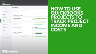 How to Use QuickBooks Projects to Track Project Income and Costs [upl. by Hahsia]