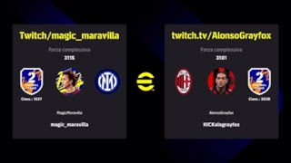 eFootball 2024  BATTO STREAMER FAMOSO ALONSOGRAYFOX [upl. by Merrie524]