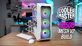 CoolerMaster TD500 Mesh v2 PC Build Timelapse [upl. by Gaile191]