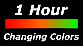 Relaxing 3 Color Changing RedOrangeGreen Screen Led Lights 1 Hour [upl. by Edwine]