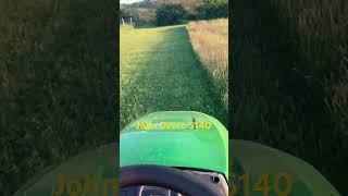 Mowing with John Deere S140 countrymusic [upl. by Paxon21]