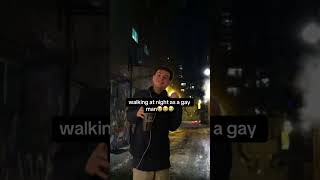 walking at night as a gay man shorts [upl. by Lek]