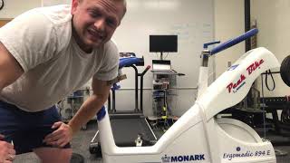 How to use a leg amp arm cycle ergometer [upl. by Esenwahs]