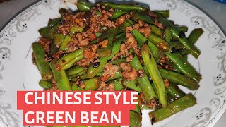 stir fry green bean with minced pork chinese style [upl. by Babara]