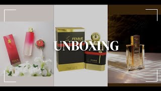 UNBOXING Tous Armaf Lattafa [upl. by Mariken]