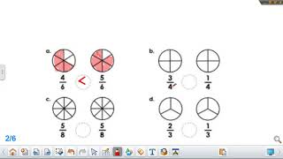 Grade 3 Math Compare Fraction using benchmarks week 10 24 3 2020 Topic 13 lesson 5 [upl. by Oterol108]