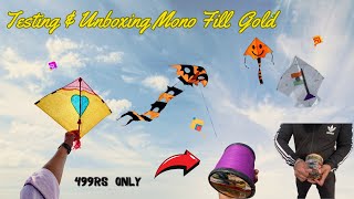 Testing Monofil Gold 🔥 New Packing 😱 Sunday Kite Flying Vlog 😇 Flying Biggest Kites [upl. by Nue]