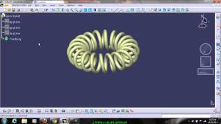 Catia V5 Spiral Helix [upl. by Maddalena]