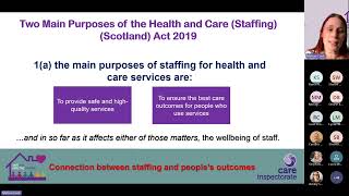 Explore the implementation of the Health and Care Staffing Scotland Act 2019 all service types [upl. by Atikaj780]