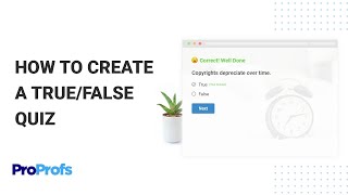 How to Create a True amp False Quiz [upl. by Jobe]