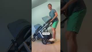 From single to double stroller with UPPAbaby vista babygear stroller babyproducts parenting [upl. by Ramso]