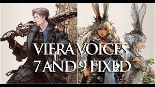 Patch 501 Viera Voices 7 and 9 fixed Finally FFXIV Shadowbringers [upl. by Huppert]