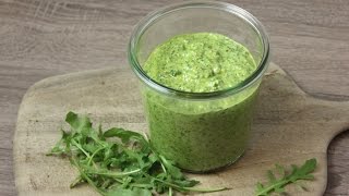 Schnelles RucolaWalnuss Pesto köstlich amp gesund aus dem Thermomix vegan [upl. by Addie927]