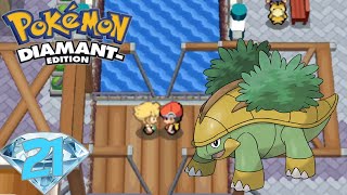 Pokemon Diamant 21 Rivalenkampf in Fleetburg [upl. by Atnovart745]