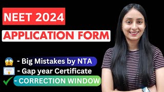 All Doubts Cleared about NEET 2024 Registration  CORRECTION WINDOW neet neet2024 update [upl. by Eriuqs]