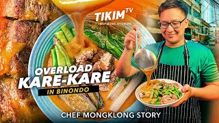 KARE KARE OVERLOAD sa Binondo Manila Lechon Baka Pata Kare kare  Chef Monklong Story  TIKIM TV [upl. by Jozef989]