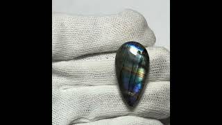 Gorgeous rainbow flash labradorite cabochon supportsmallbusiness youtube subscribe subscribers [upl. by Niran]