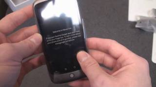 Google Nexus One Unboxing  Pocketnow [upl. by Pandich541]