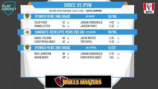 SandgateRedcliffe Mens 2nd Grade v Ipswich Mens 2nd Grade [upl. by Arel79]