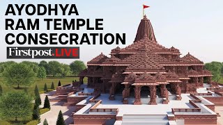 Ram Mandir Ayodhya LIVE PM Modi Unveils Lord Ram Idol  Ram Temple Consecration Ceremony [upl. by Marciano]