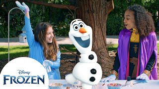 Build Your Own Snowman Like Elsa amp Olaf  DIY Activities for Kids  Discover Your Nature  Frozen [upl. by Bindman]