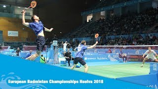 Highlights Day 3 European Badminton Champioship Huelva 2018 [upl. by Gorges]