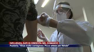 Etg  Influenza dati in crescita Pusterla “Virus molto contagioso Picco atteso per Natale” [upl. by Flossy]