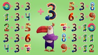 123 Clay Tale  Learn Addition 3 with Clay Animals  Multhouse Studio Games [upl. by Hubble160]