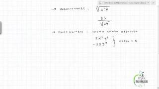 Clasificacion Terminos Algebraicos  Algebraic Terms  Video 04 [upl. by Myra]