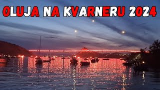 OLUJA NA KVARNERU 2024 [upl. by Rather]