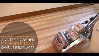 Sablage de plancher professionnel  Plancher Summum [upl. by Dorrehs]