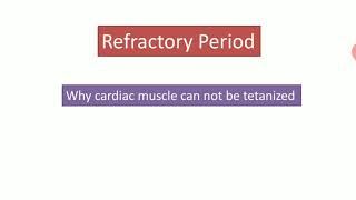 Refractory period  Why cardiac muscle cant be tetanized  Ventricle action potential [upl. by Kabob]