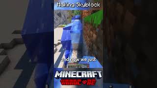 I Made Skyblock in Minecraft Hardcore 9 [upl. by Raual]