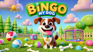 🎶 Bingo the Dog Sings Fun Nursery Rhymes for Kids 🐶  Sing Along and Dance 🎉 [upl. by Asille]