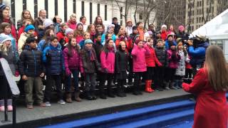 Liberty Corner School 5th grade chorus on Good Morning America [upl. by Esom]