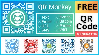 Create QR Code Using Monkey Com 🔥 For 100 FREE [upl. by Schreibman]