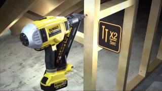 DEWALT® ESPAÑA  Clavadora sin Escobillas XR 18V DCN660D2 de DEWALT [upl. by Blancha507]